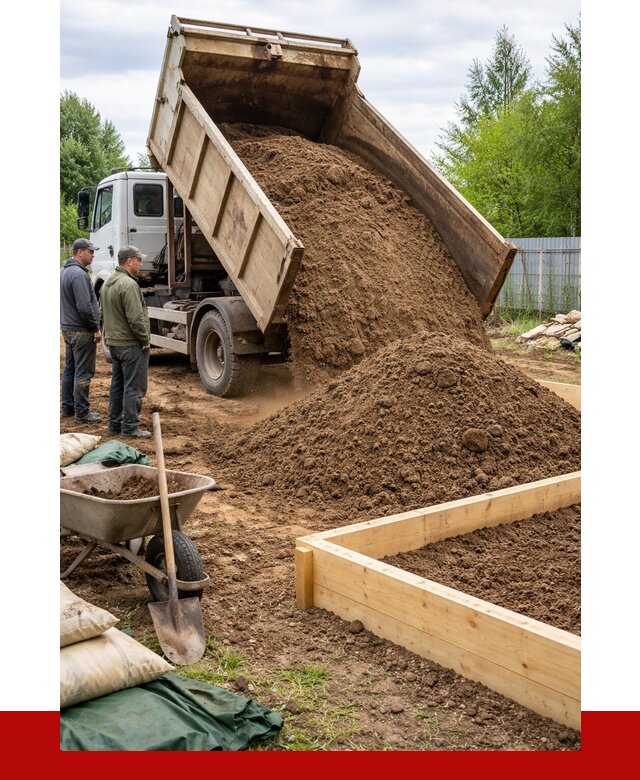 Торфо песчаная смесь в Острогожске с доставкой от 1930 р. | ПРОНЕРУДСтг