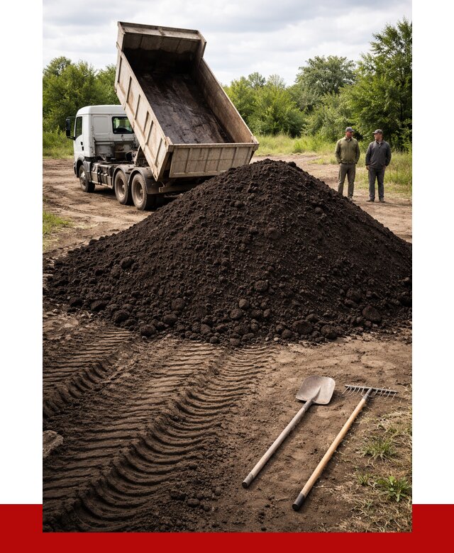 Купить чернозем навалом в Острогожске от 1252 р. за куб | ПРОНЕРУДСтг