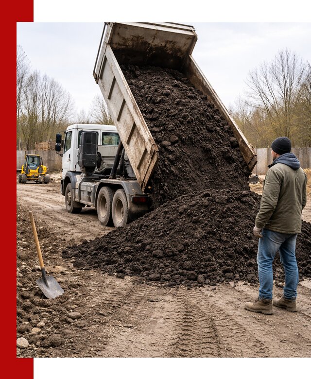 Доставка чернозема навалом в Острогожске быстро и выгодно
