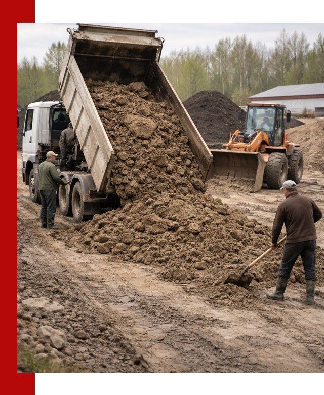 Доставка глин и суглинков в Острогожске оптом и вкрай