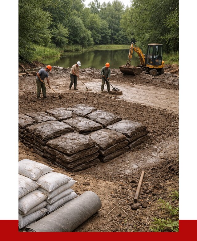 Купить глину для пруда в Острогожске от 4694 р. с доставкой | ПРОНЕРУДСтг
