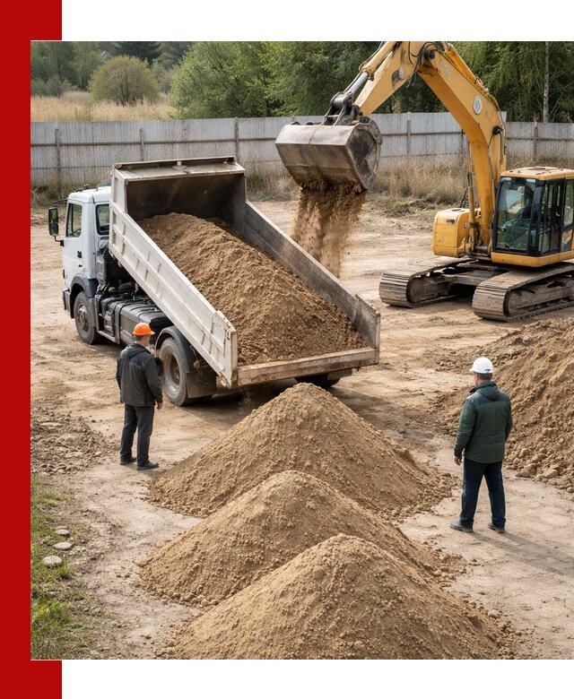 Доставка супеси вагонными и автопартиями в Острогожске