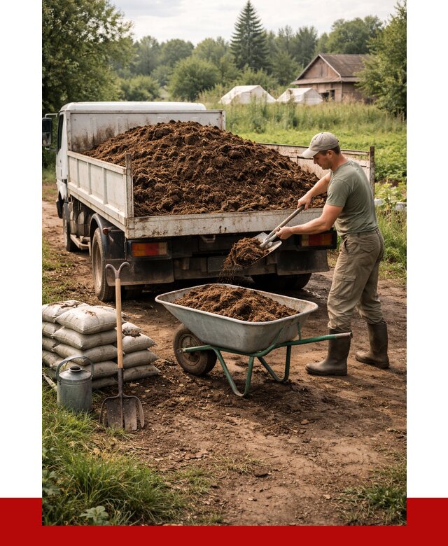 Купить коровий навоз с доставкой в Острогожске от 1878 р. | ПРОНЕРУДСтг