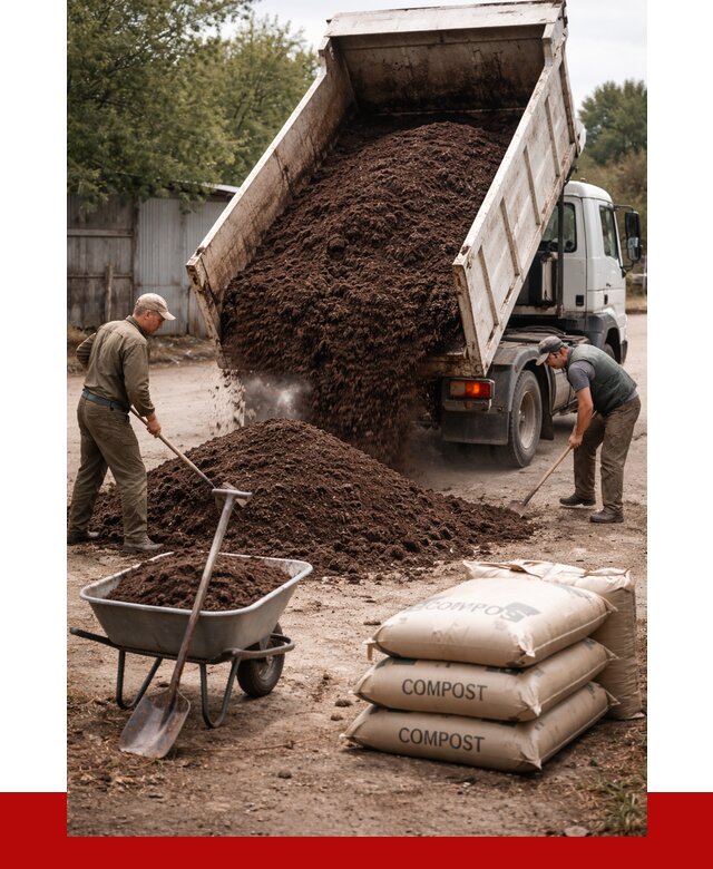 Купить компост в Острогожске от 4381 р. за куб с доставкой | ПРОНЕРУДСтг