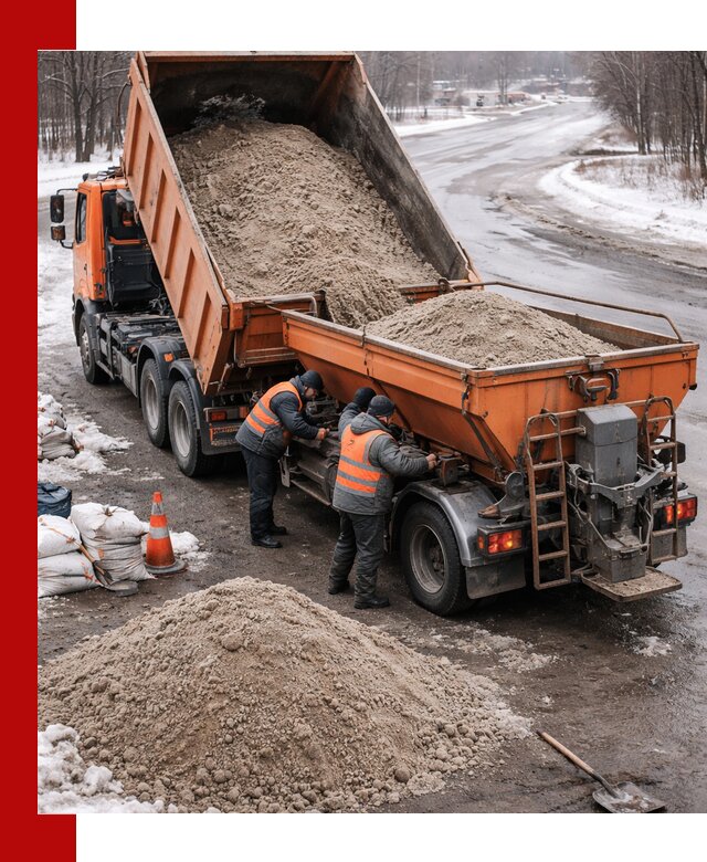 Поставка и вывоз пескосоля в Острогожске оптом и в розницу