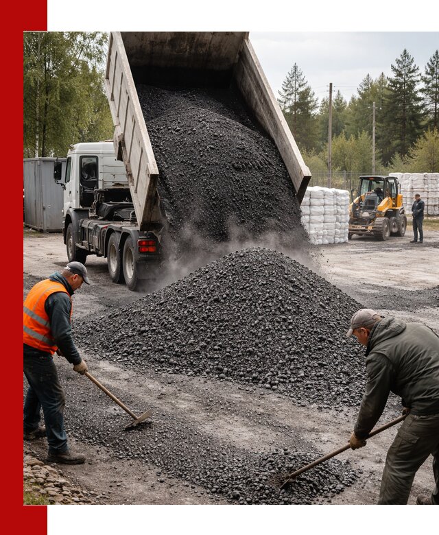 Доставка и продажа асфальтного гранулята в Острогожске