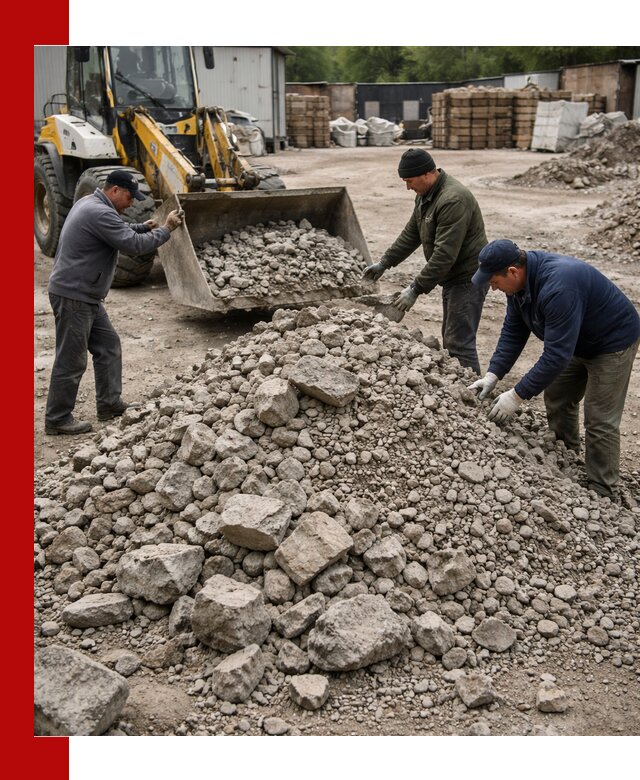 Демонтаж и вывоз бой бетона в Острогожске