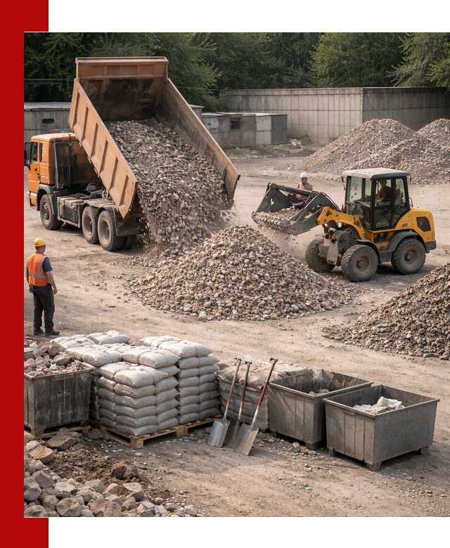 Вторичные материалы для отсыпки в Острогожске — поставка и доставка