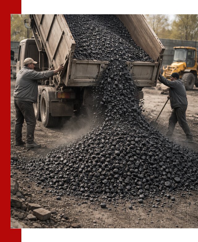 Доставка угля семечка самосвалами в Острогожске