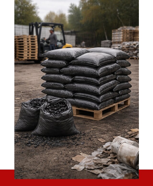 Купить уголь в мешках с доставкой в Острогожске от 7823 р. | ПРОНЕРУДСтг