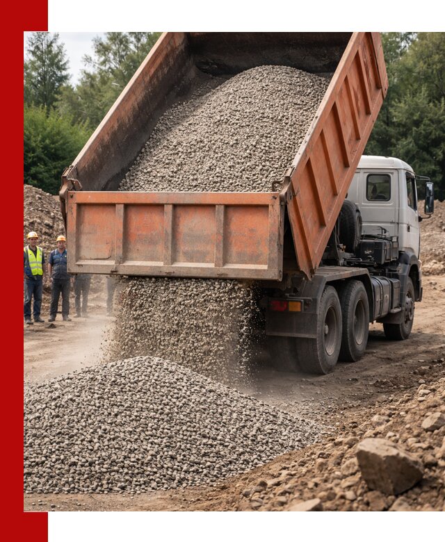 Доставка сыпучих материалов самосвалом в Острогожске быстро и надежно