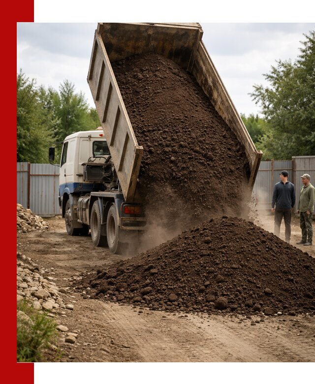 Доставка самосвалом 10 кубов в Острогожске быстро и надёжно