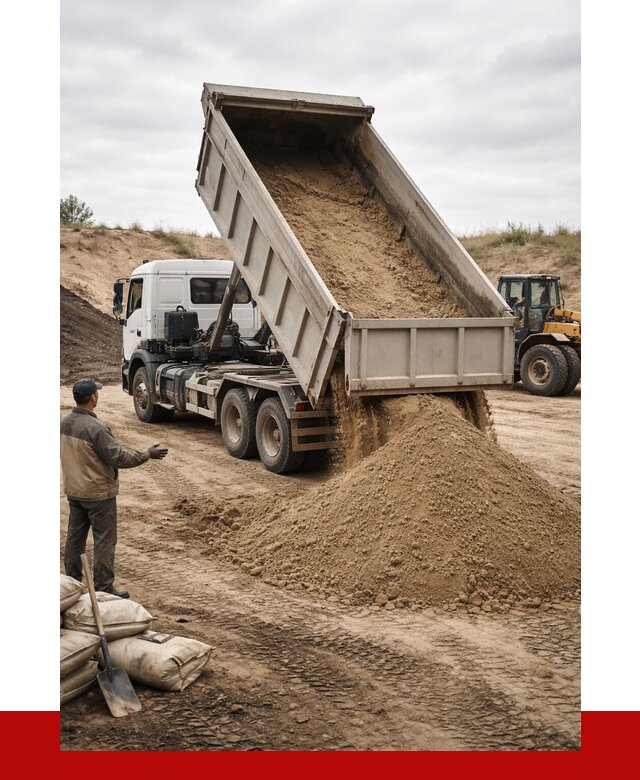 Доставка самосвалом 20 кубов в Острогожске от 7823 р. | ПРОНЕРУДСтг