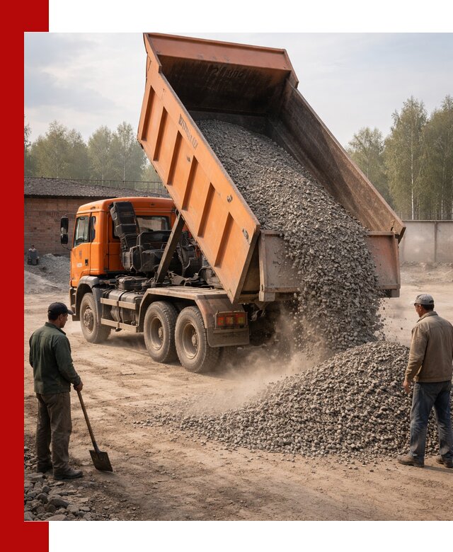 Доставка самосвалом 20 м3 в Острогожске быстро и надежно