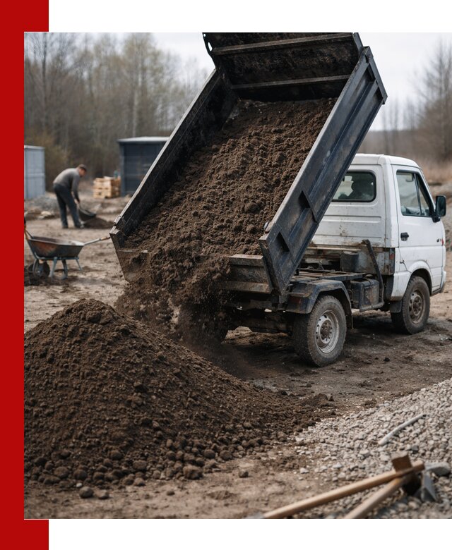 Аренда минисамосвала в Острогожске для доставки сыпучих материалов