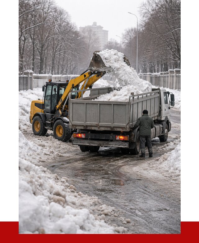 Вывоз снега с погрузкой в Острогожске от 3651 р. ПРОНЕРУДСтг