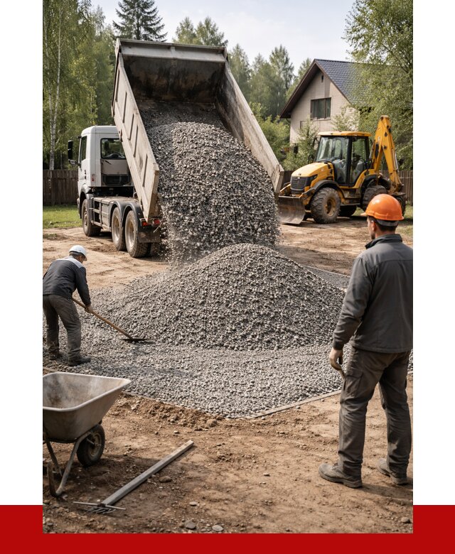 Отсыпка участка щебнем в Острогожске от 6780 р. ПРОНЕРУДСтг