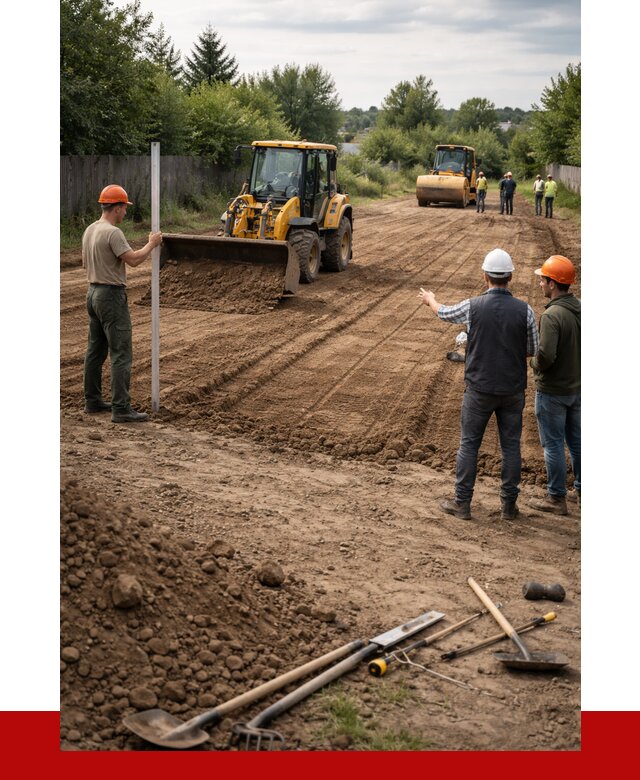 Планировка участка грунтом в Острогожске от 4694 р ПРОНЕРУДСтг