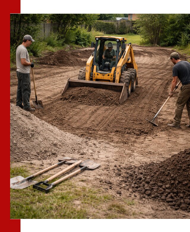 Планировка участка грунтом с вывозом и доставкой в Острогожске