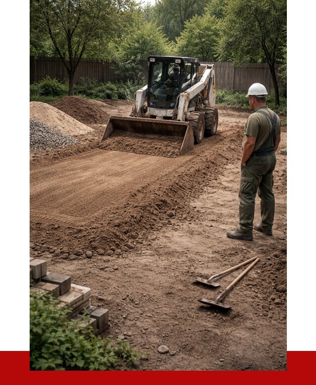Выравнивание участка под ключ в Острогожске от 3651 р. | ПРОНЕРУДСтг